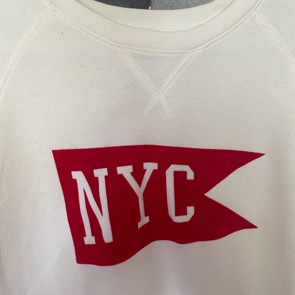 3/$30 NYC White Crewneck - Picture 2 of 3